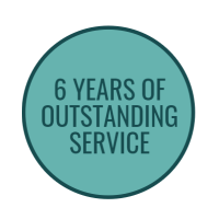 6 Years of Outstanding Service